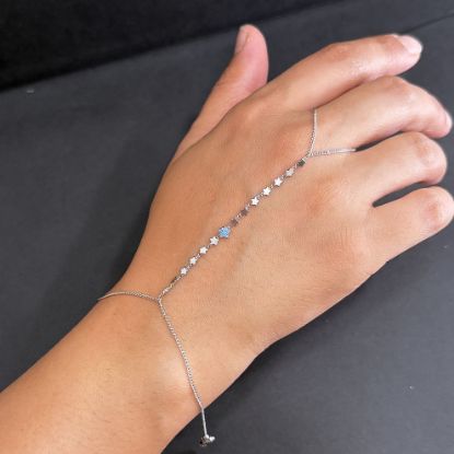 Mavi Taşlı Yıldız Şahmeran  resmi