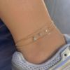 Üçlü Yıldız Charm Halhal resmi