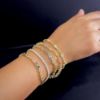 Gold Mini Yıldız Bileklik resmi