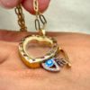 Charm Takılan Kalp Uç Kolye resmi