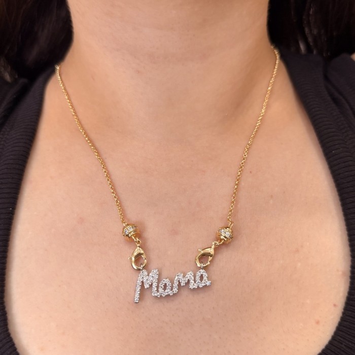 Mama Yazılı  Kolye – Annelere Özel Zamansız Bir Parça resmi