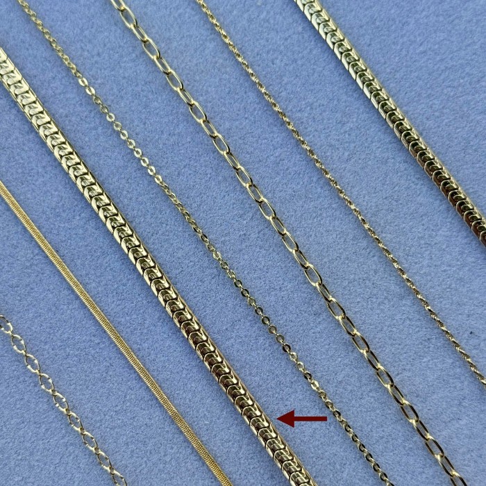 Balık Sırtı (Herringbone) Kolye resmi
