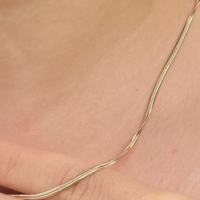 İnce Yılan Formlu Zincir  resmi