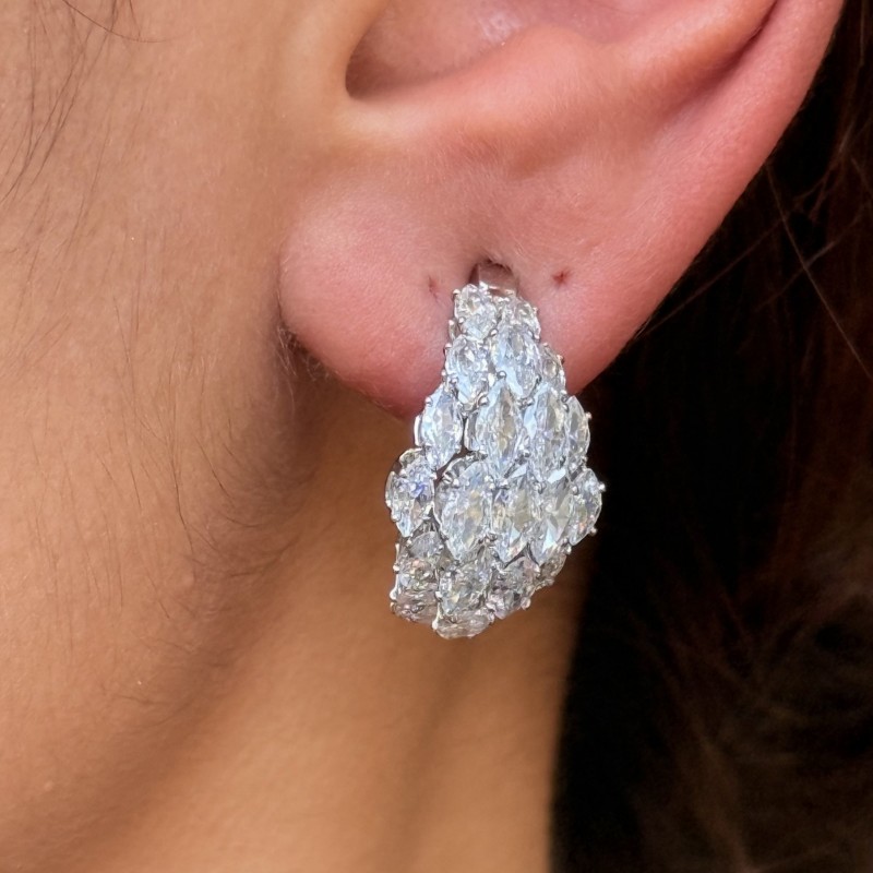 Taşlı Damla Küpe resmi