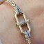Geometrik Baget Taşlı Bileklik resmi