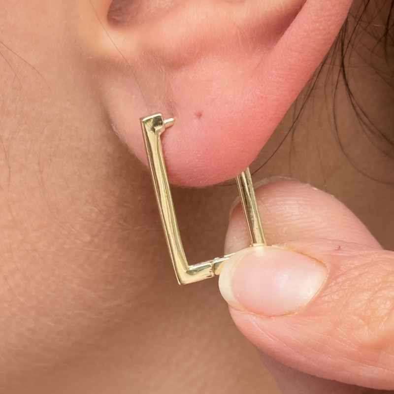 🔸 Kare Form Küpe resmi