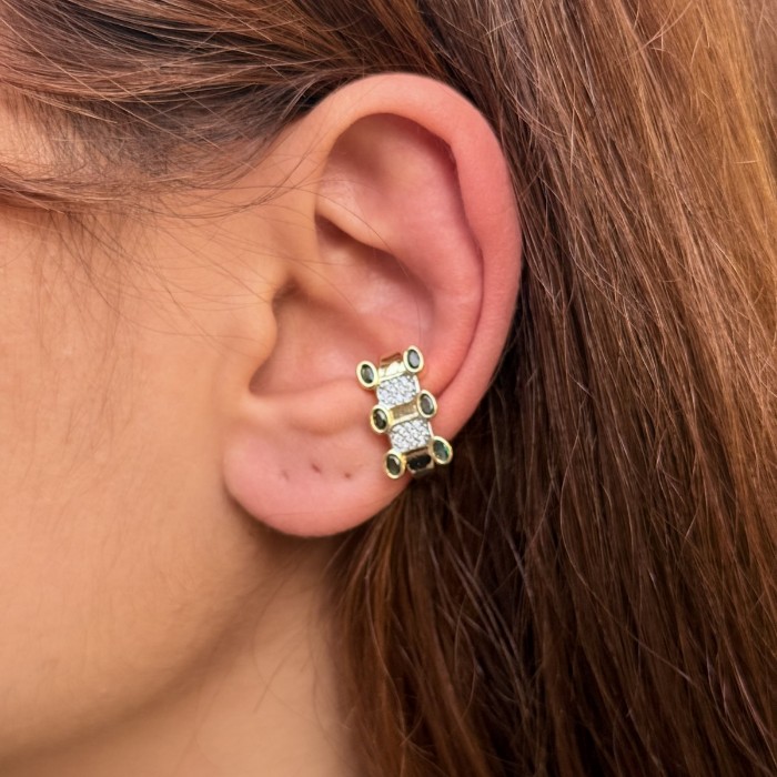 Marquise Bloom Cuff (Silver) resmi