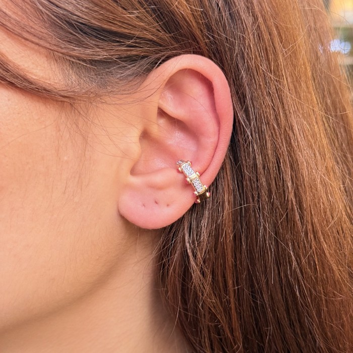 Cascade Ladder Cuff (Gold) resmi