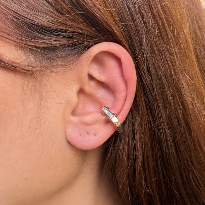 Tempest Spike Chain Cuff (Two‑Tone) resmi