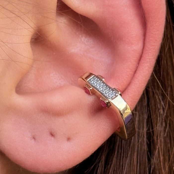 Tempest Spike Chain Cuff (Two‑Tone) resmi