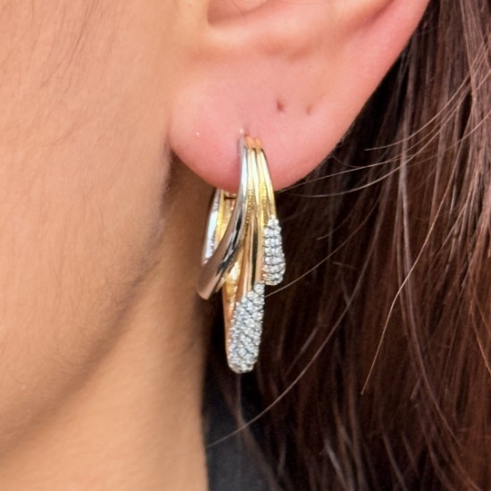 Luna Orbit Statement Earring resmi