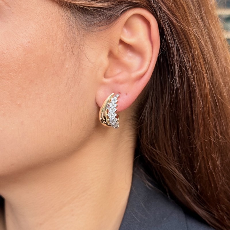 Elysia Textured Pavé Band resmi