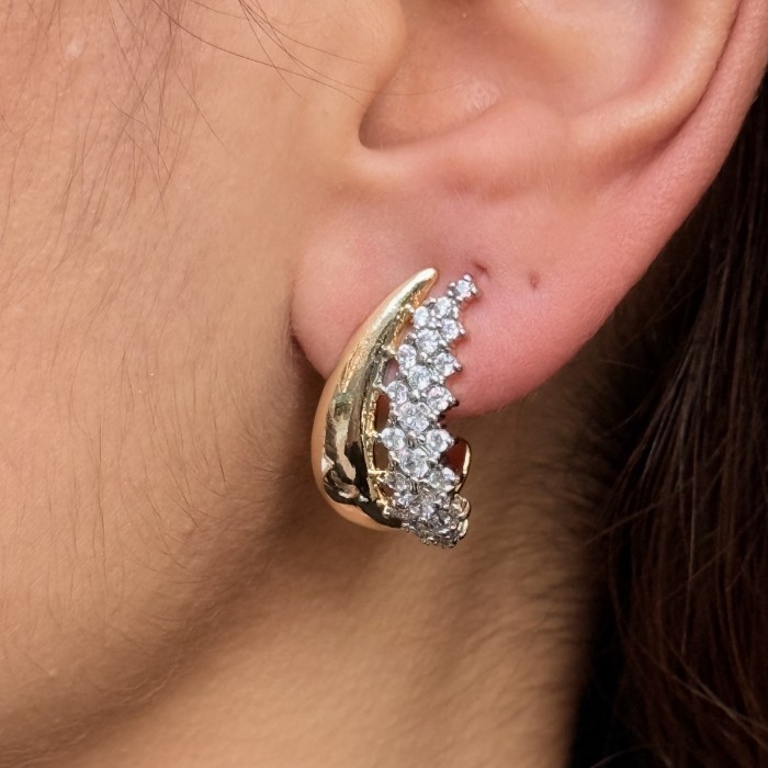 Elysia Textured Pavé Band resmi