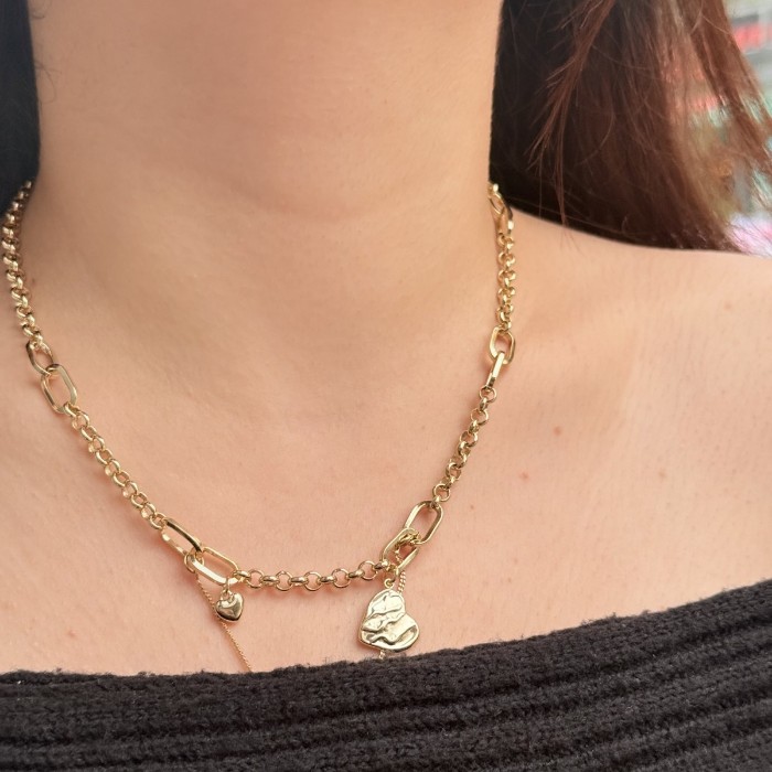 Charm Kalpli Zincir Kolye resmi