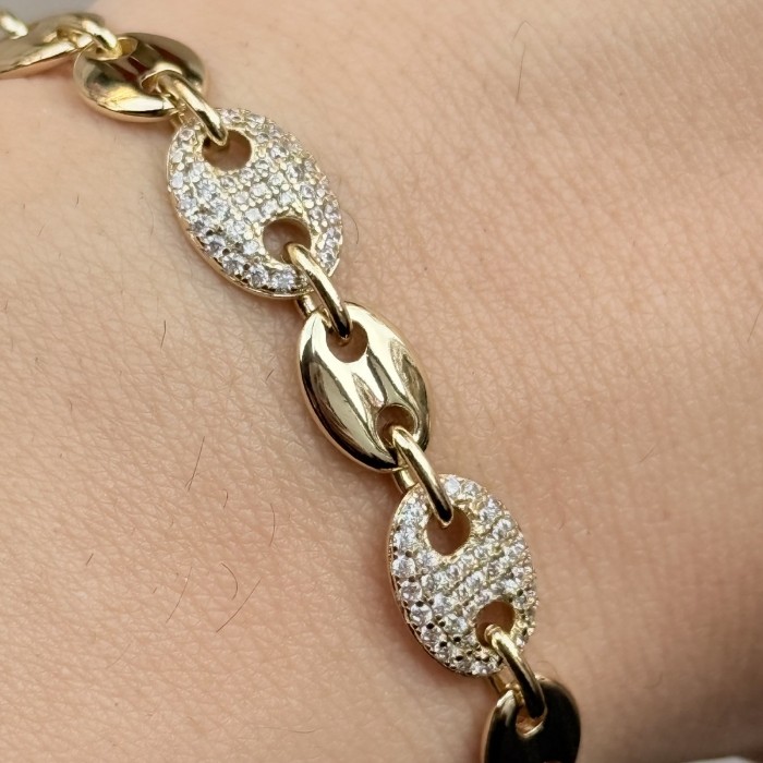 Twinkle Pavé Oval Plakalı Bileklik resmi