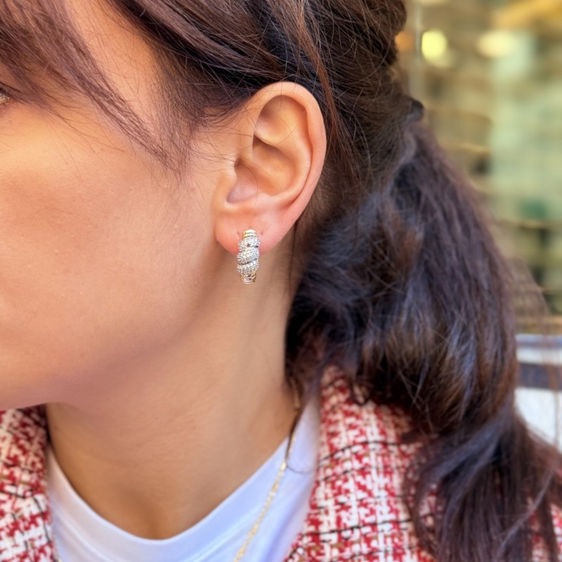 Lattice Elegance Küpe resmi