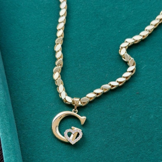 G Harfli Arpa Zincir Kolye  resmi