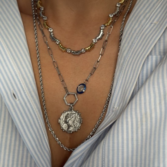 Madalyon Uç Kolye  resmi