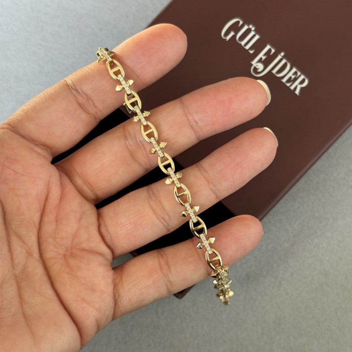 Ok Taşlı Bileklik  resmi